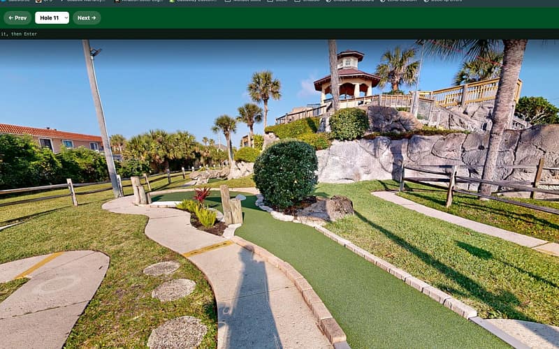 The tee at Hole 11